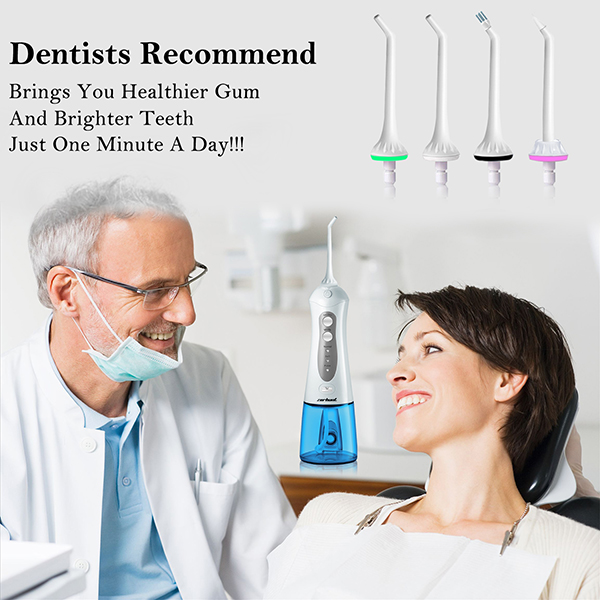 Cordless Water Flosser for Teeth (Blue)Zerhunt